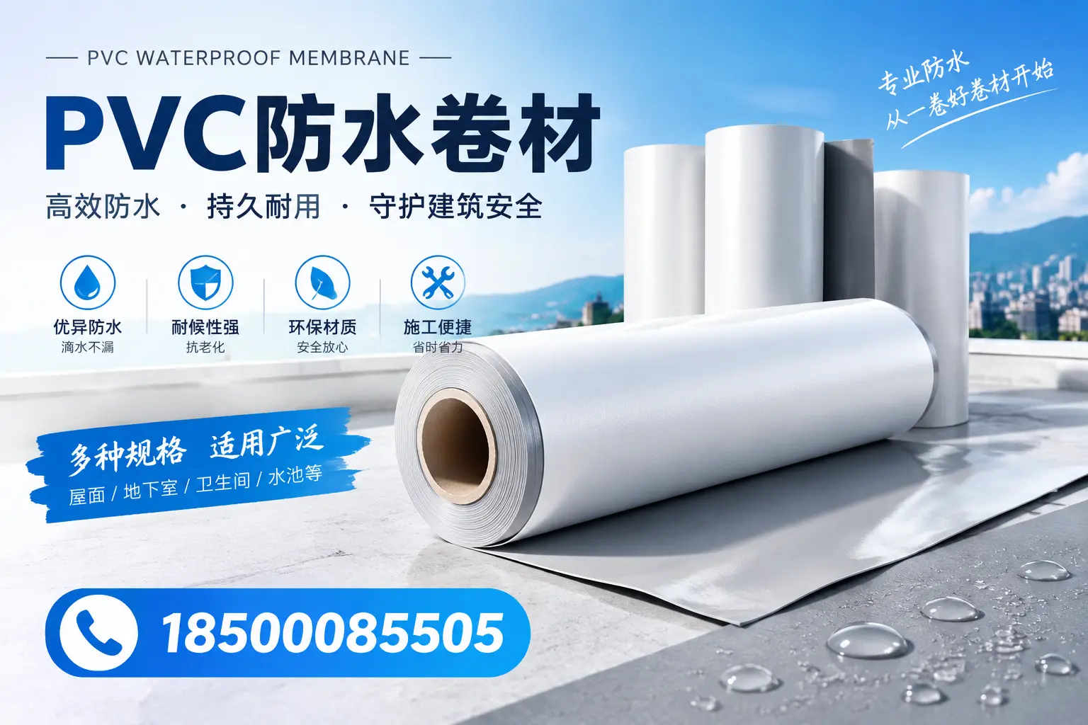 如何选择适合的PVC防水卷材?专家为您解答武汉的需求